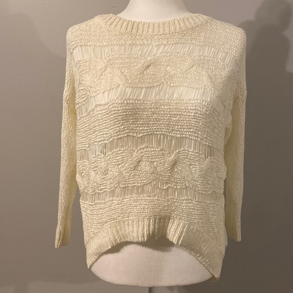 Forever 21 sheer sweater